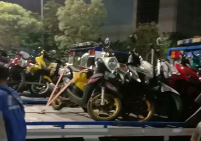 Motor diangkut Crowd Free Night