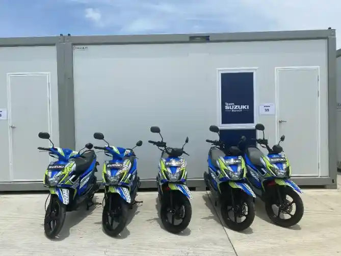 Motor Paddock Suzuki Ecstar di Mandalika