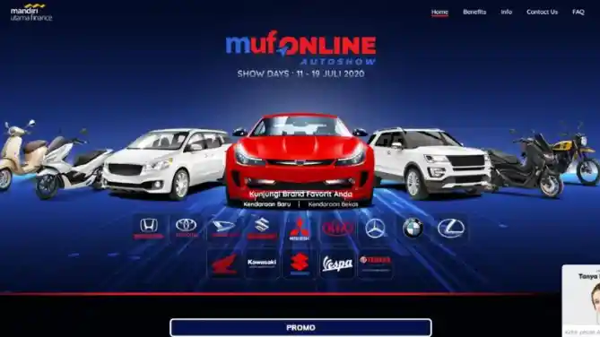 Pameran Digital Mandiri Utama Finance Online Autoshow (MOAS)