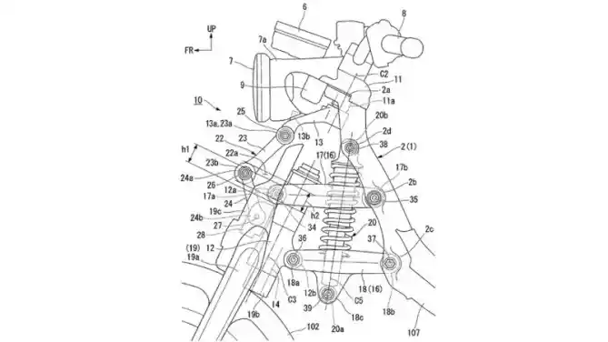 Paten Honda C125 Super Cub Suspensi Double Wishbone