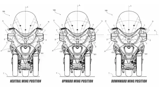 Paten Winglet Piaggio MP3 2020