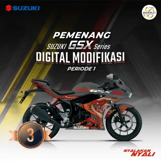 Pemenang Suzuki GSX Series Digital Modifikasi