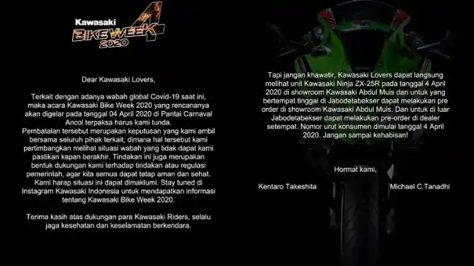 Pernyataan Resmi KMI Soal Kawasaki Ninja ZX-25R