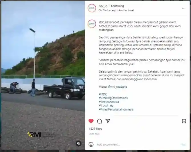 Persiapan MotoGP Mandalika