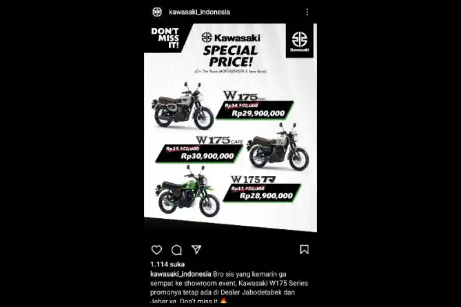 Promo Kawasaki W175