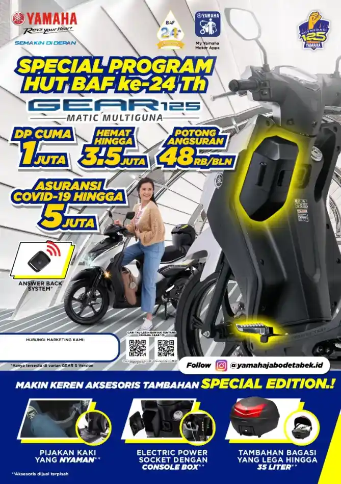 Program spesial yamaha gear 125