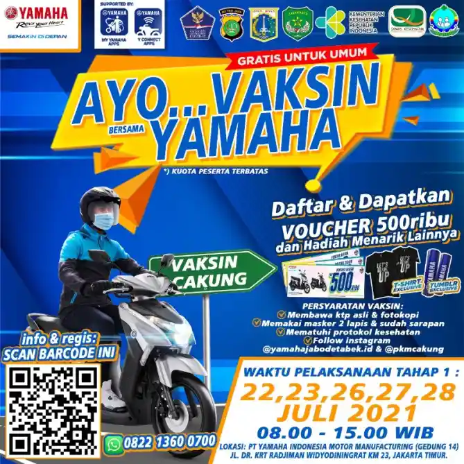 Program Vaksinasi Gratis Yamaha