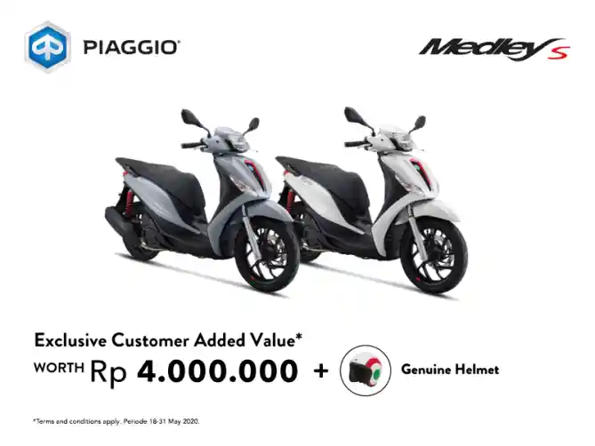 Promo diskon skuter piaggio dan vespa