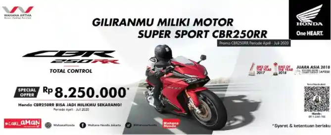 Promo Honda CBR250RR