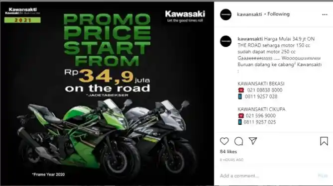 Promo Kawasaki Ninja 250 SL