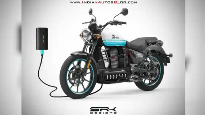 Rendering Royal Enfield Meteor Electric/ Listrik