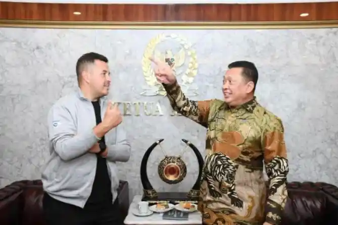 Rifat Sungkar dan Bambang Soesatyo