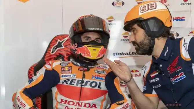 Santi Hernandez Marc Marquez Repsol Honda