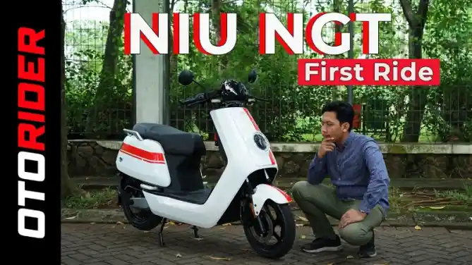 Skuter Listrik NIU NGT First Ride - Indonesia | OtoRider