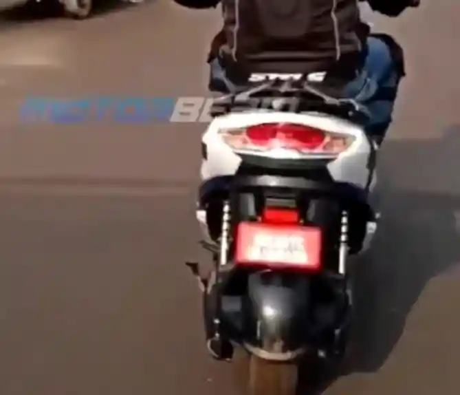 Spy Shot Suzuki Burgman Electric