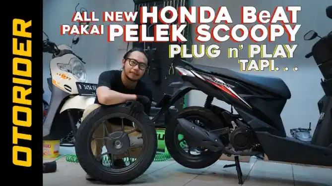 Subtitusi pelek All New Honda BeAT 2020 dengan pelek Honda Scoopy | Tips by OtoRider