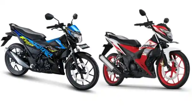 Suzuki Satria F150 dan Honda Sonic 150R