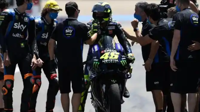 Valentino Rossi, Maverick Vinales, Fabio Quartararo