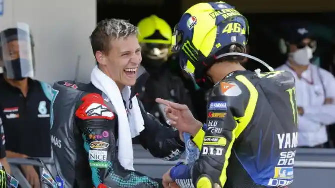 Valentino Rossi, Maverick Vinales, Fabio Quartararo