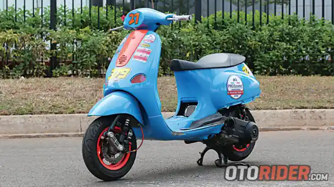 Modifikasi Vespa ET4 220cc