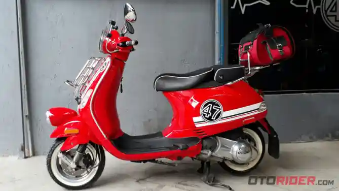 Vespa LX150 modifikasi