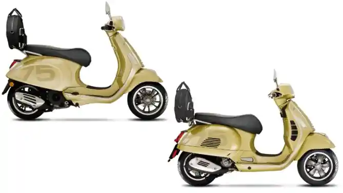 Vespa Primavera dan GTS 75 Tahun