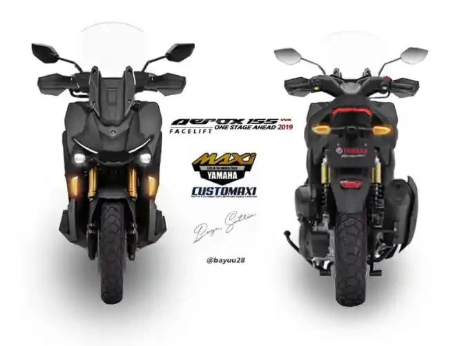 Render Aerox Facelift Instagram