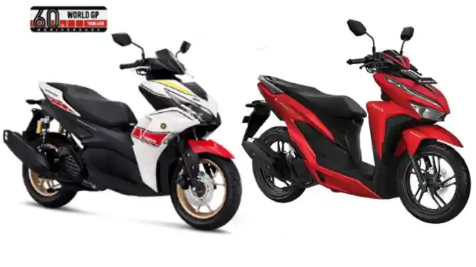 Yamaha Aerox 155 Connected/ABS dan Vario 150