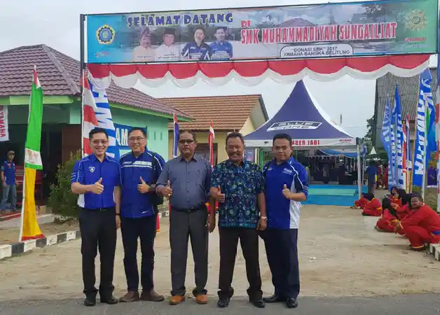 Yamaha Berikan Donasi Ke Wilayah Bangka Belitung