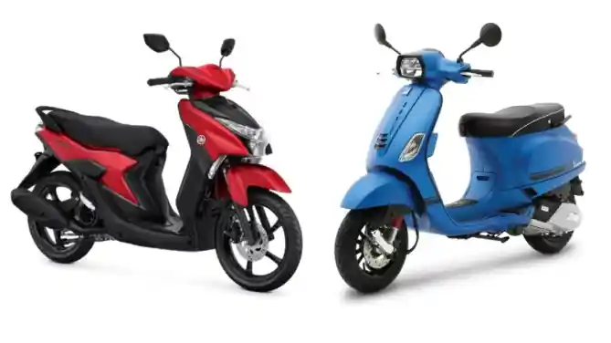 Yamaha Gear 125 dan Vespa S 125 i-get