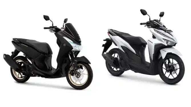 Yamaha Lexi dan Honda Vario 125