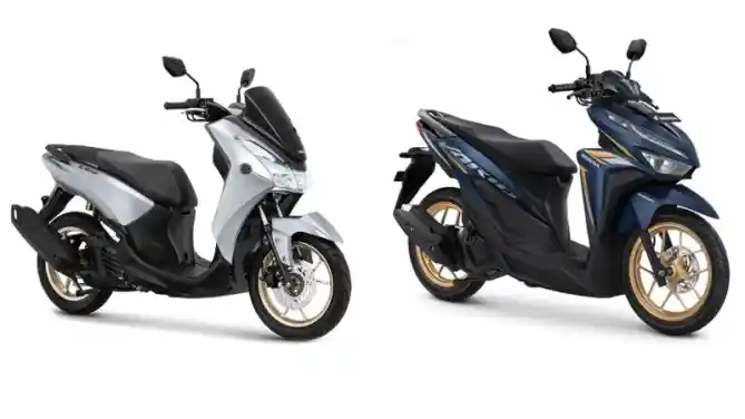 Yamaha Lexi dan Honda Vario 125