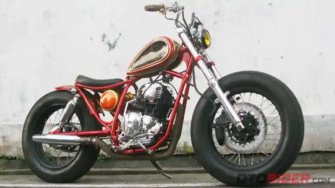 Yamaha Scorpio Bratstyle Bobber Solo