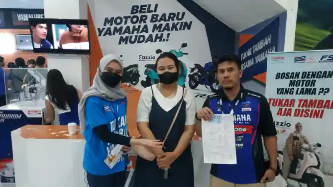 Yamaha Tawarkan Program Tukar Tambah Motor Baru di PRJ 2022