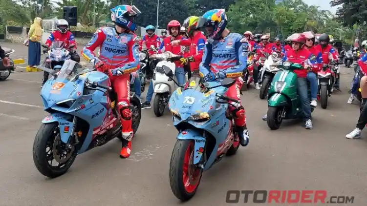 Di Giannantonio dan Alex Marquez Ikuti Ajang Jakarta-Meet & Ride 2023