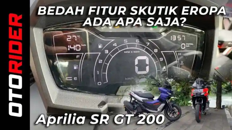 VIDEO: Aprilia SR GT 200 - Bedah Fitur