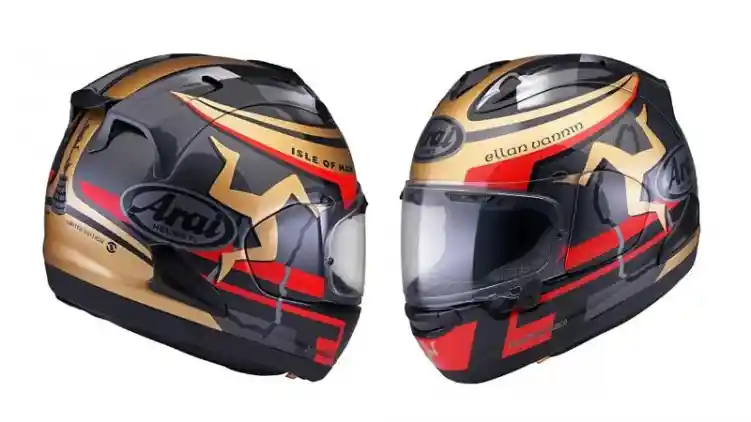 Arai Luncurkan Helm Edisi Terbatas Seri Isle of Man TT Model 2020