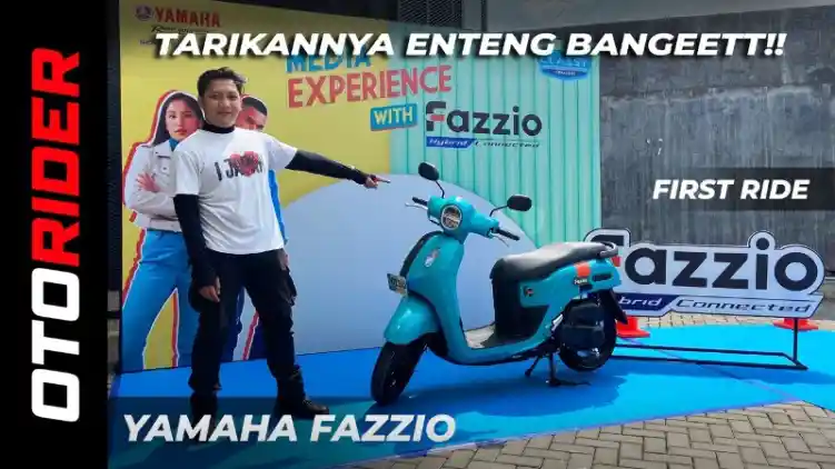 VIDEO: Cobain Blue Core Hybrid Yamaha Fazzio - First Ride | OtoRider Indonesia