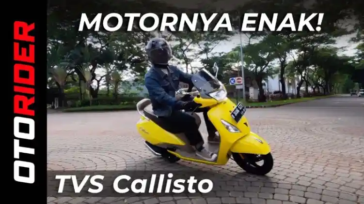 VIDEO: Cobain Motor Entry Level Dari India TVS Callisto | OtoRider - Indonesia