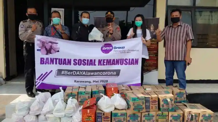 Dealer Honda Jawa Barat Berbagi Ratusan Paket Sembako