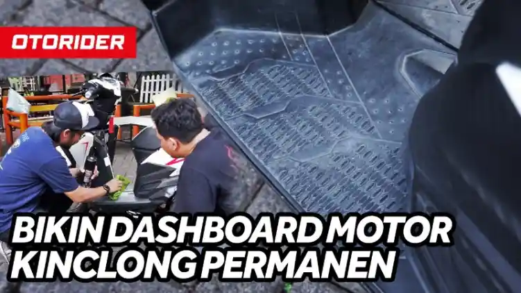 VIDEO: Cara Bikin Dashboard Motor Hitam Kembali, Murah dan Mudah