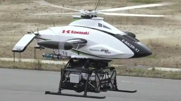 Kawasaki Bikin Drone Pakai Mesin Ninja H2R Supercharge