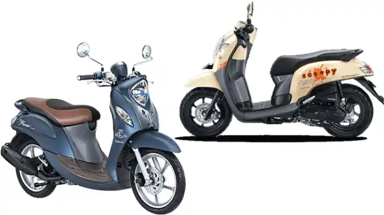 Komparasi Honda New Scoopy  VS  Yamaha Fino  Grande Duel 