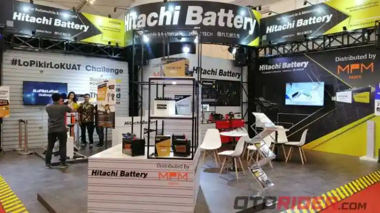 Hitachi Battery, Aki Motor Pendatang Baru Dari Thailand Hadir di GIIAS 2019
