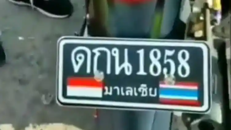 Warga Indonesia Lagi-Lagi Terciduk Gunakan Pelat Nomor Thailand