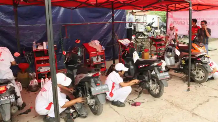 Honda Jabar Beri Dukungan dan Servis Gratis Buat Korban Gempa Cianjur