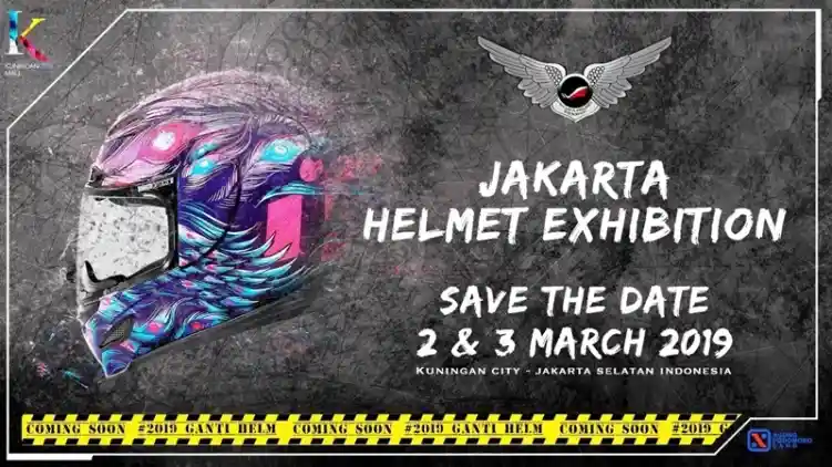 Wahai Penggemar Helm, Jakarta Helmet Exhibition 2019 Akan Kembali Digelar Minggu Ini