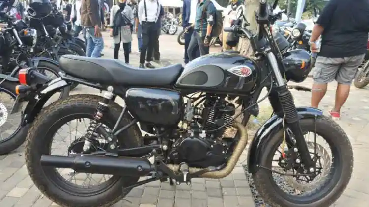 modifikasi w175 scrambler