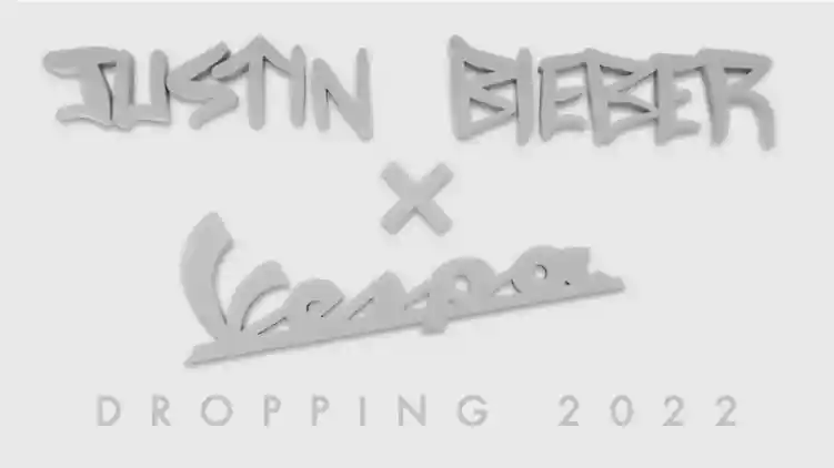 Bersiap! Kolaborasi Vespa dan Justin Bieber Diumumkan Februari 2022