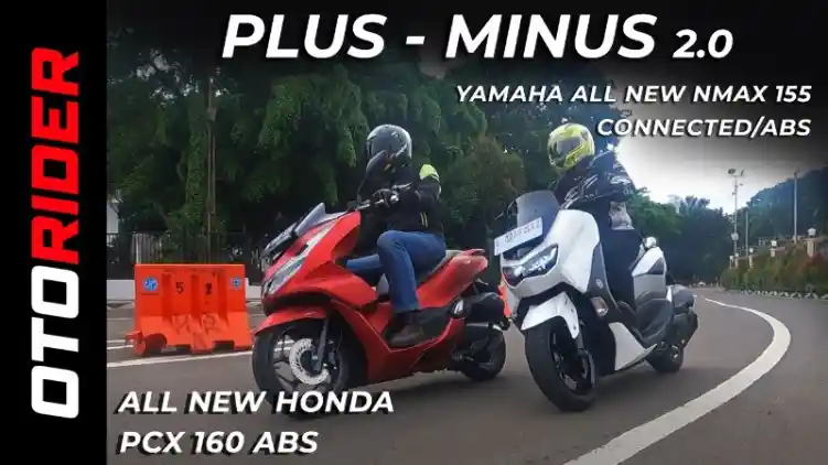 VIDEO: Komparasi All New Honda PCX 160 vs Yamaha All New NMax 155 Connected/ABS - Indonesia | OtoRider
